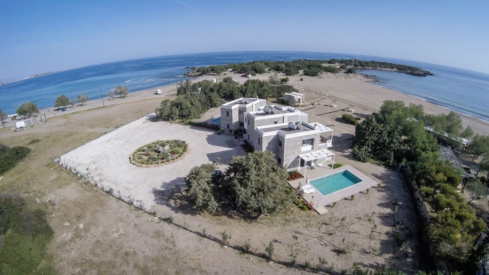 Cedar Bay Villas Overview-Villa Ammos on the right