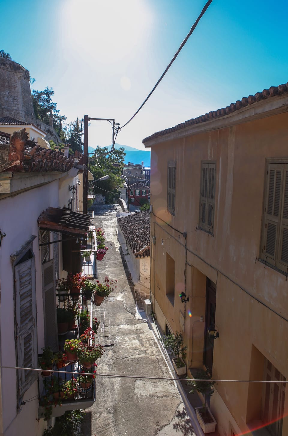Neighborhood view from the balcony