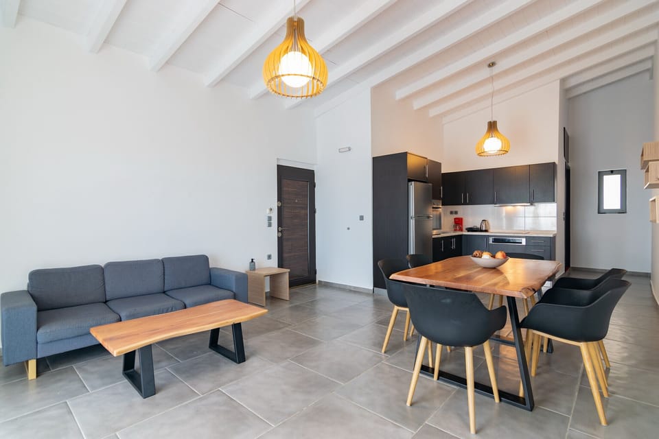 Living area of incredible sea view villa,Private pool,Tavern,Plakias,Crete