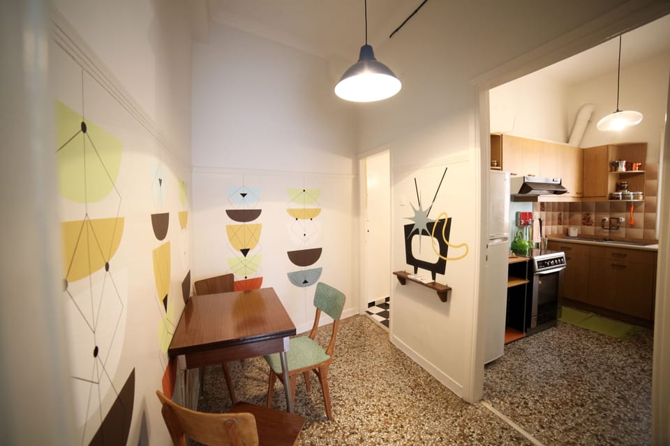 Dining room at the elevated ground floor.