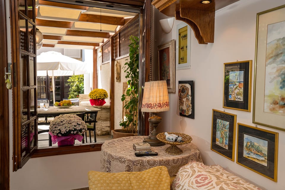 a colorful living room