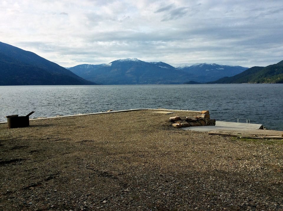 Lakefront patio area and lake access. Firepit.