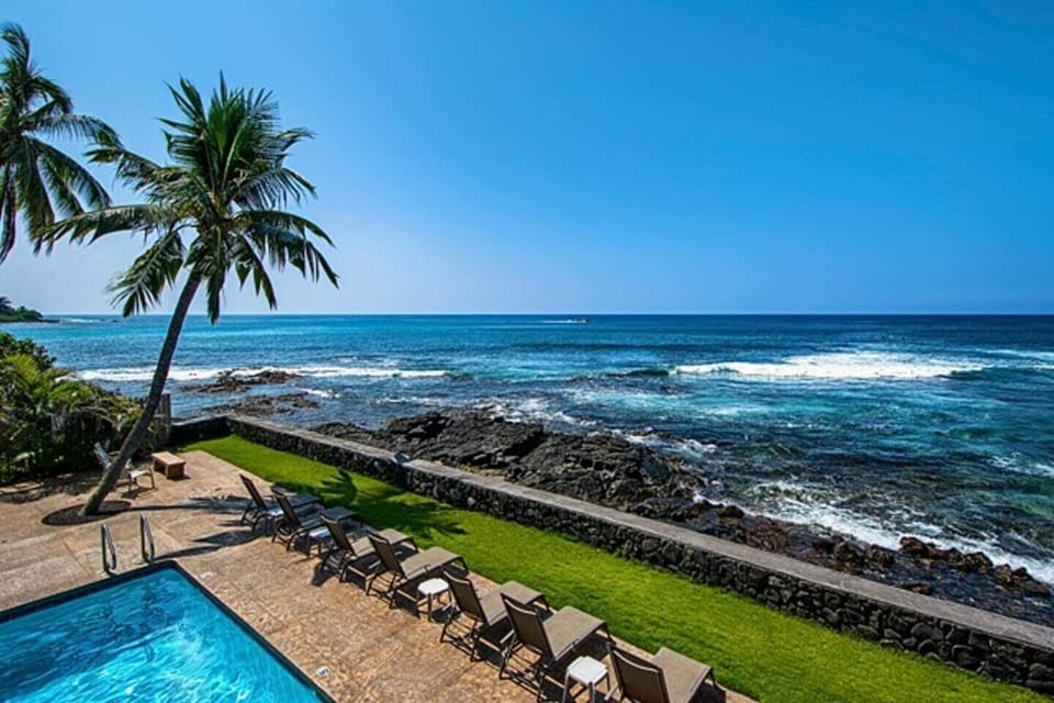 View of pool from lanai
