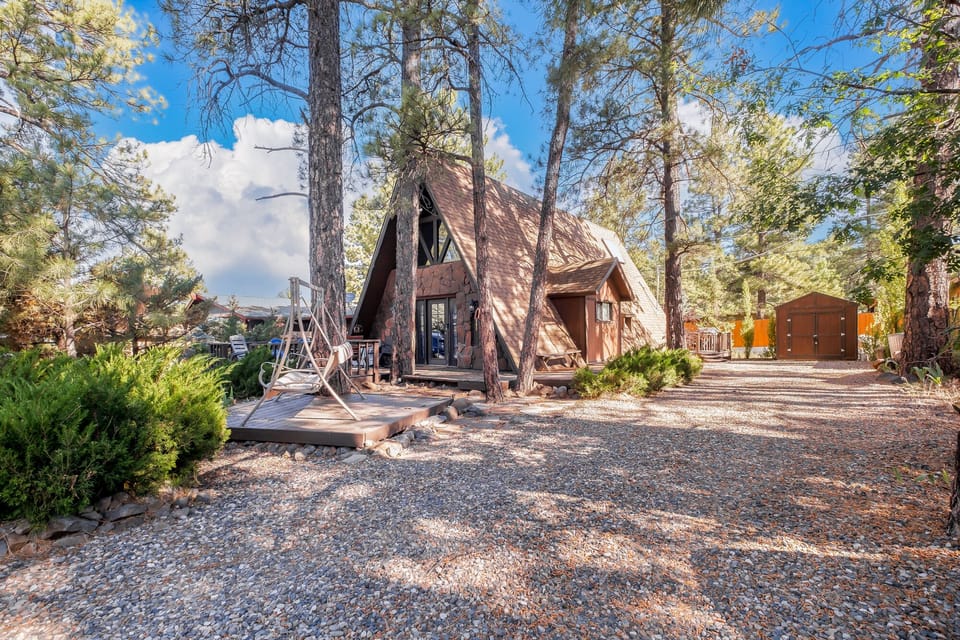 Large driveway