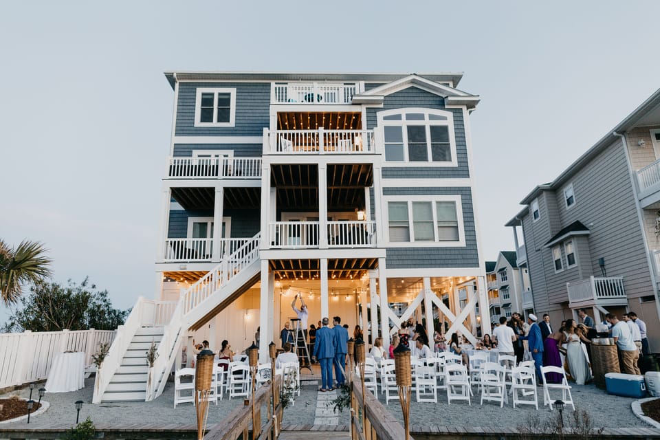 Underneath the house is great for entertaining
