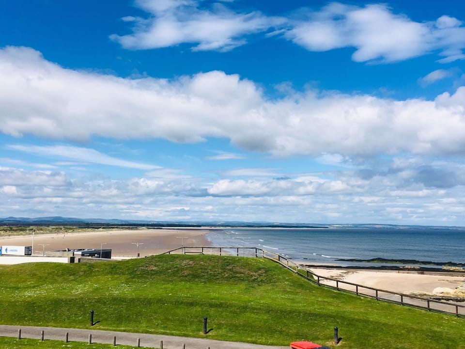 View of West Sands & rock pools