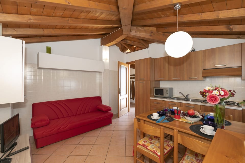 Kitchen and dining area