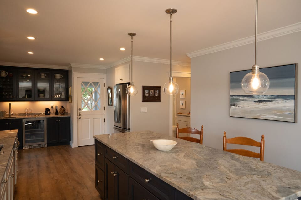Wet Bar, Coffee, Tea Station and Beverage Refrigerator