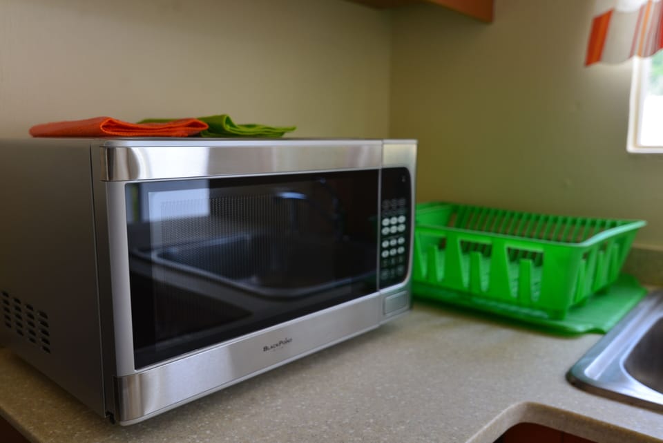 Microwave available on property