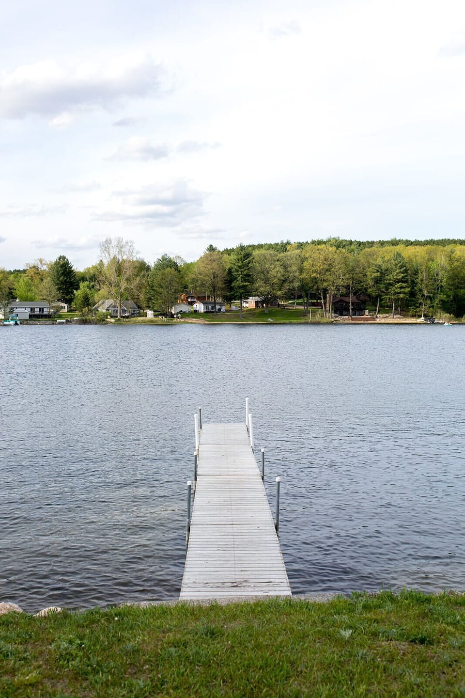 Dock, perfect for fishing or jumping into the lake