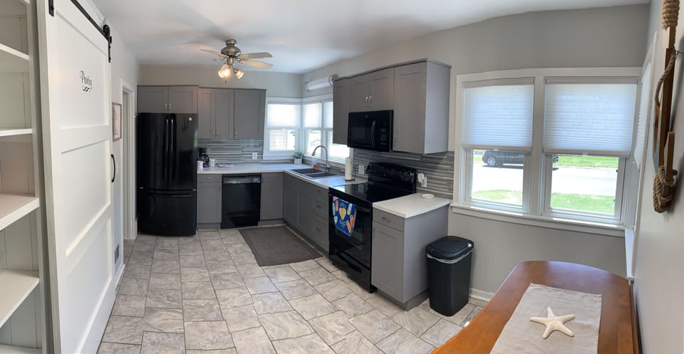 Kitchen with all the necessities for your stay