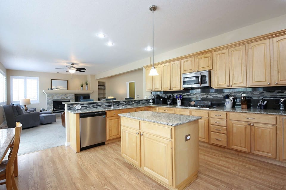 Who's the cook?!! They will surely be excited.  This kitchen is well appointed!