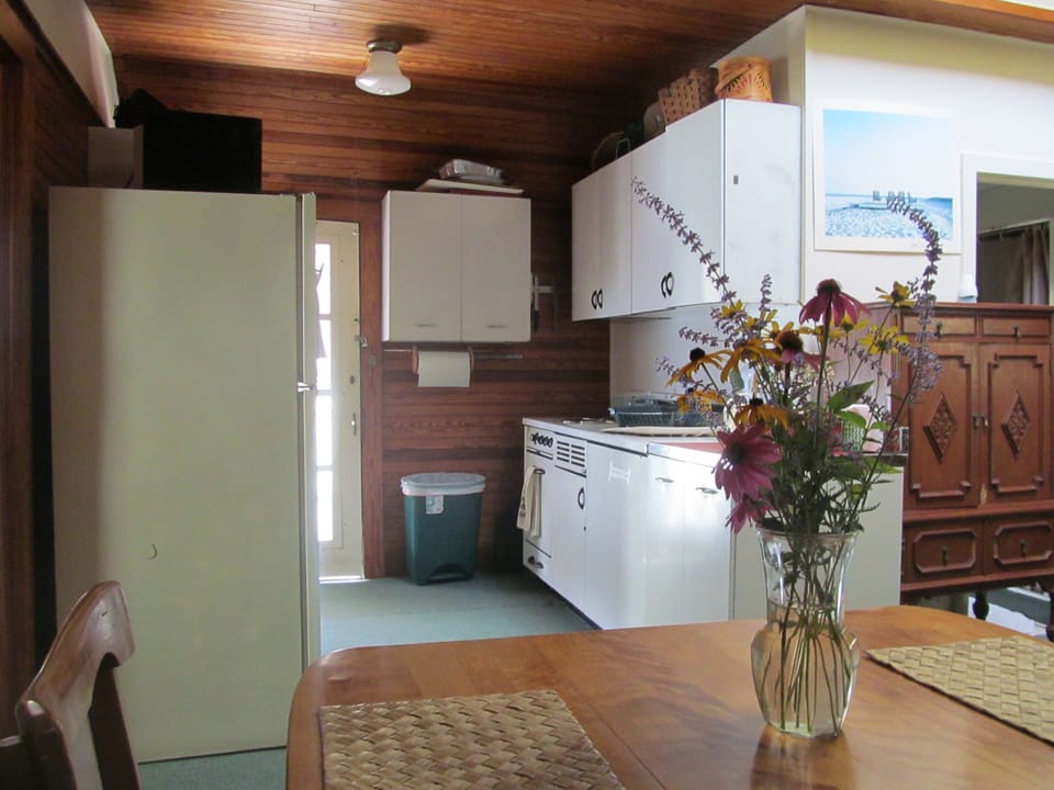 kitchen from dining area