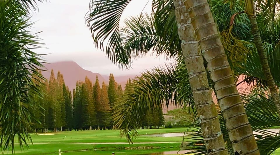 Golf course and amazing views right across the street.
