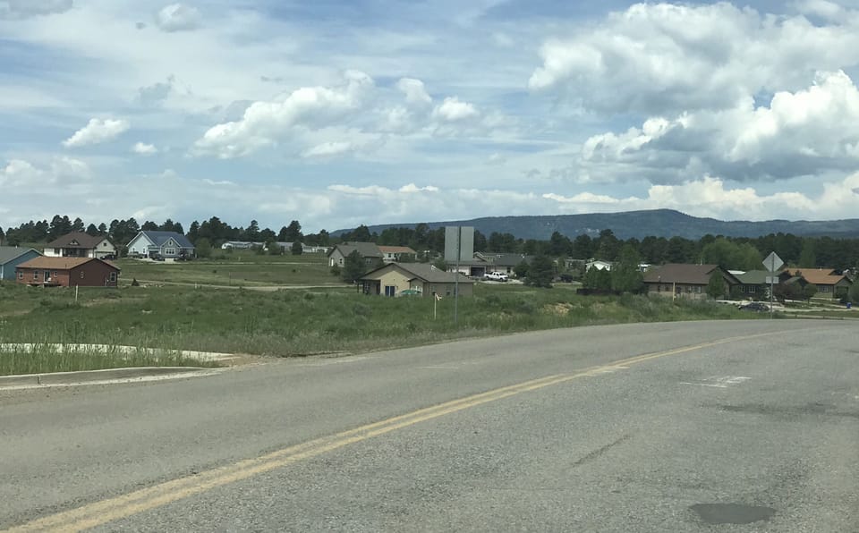 The Vista area 1/4 of a mile north off the 160, 1 mile from restaurants & shops