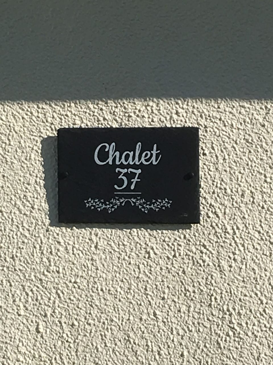 Chalet plaque