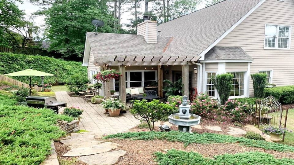 Explore all the charm that this patio has to offer guests of all ages 