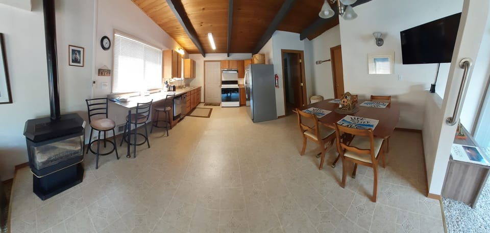 There is plenty of seating for eating, drinking or using the WIFI