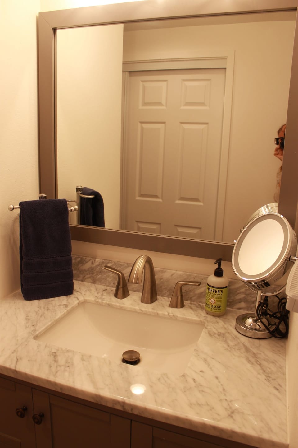 Master bath vanity
