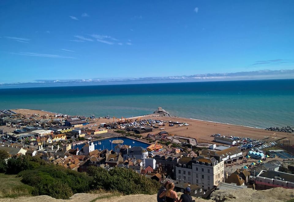 View of Hastings from West Hill.