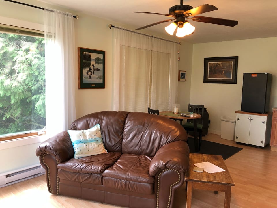 Comfortable sitting area.