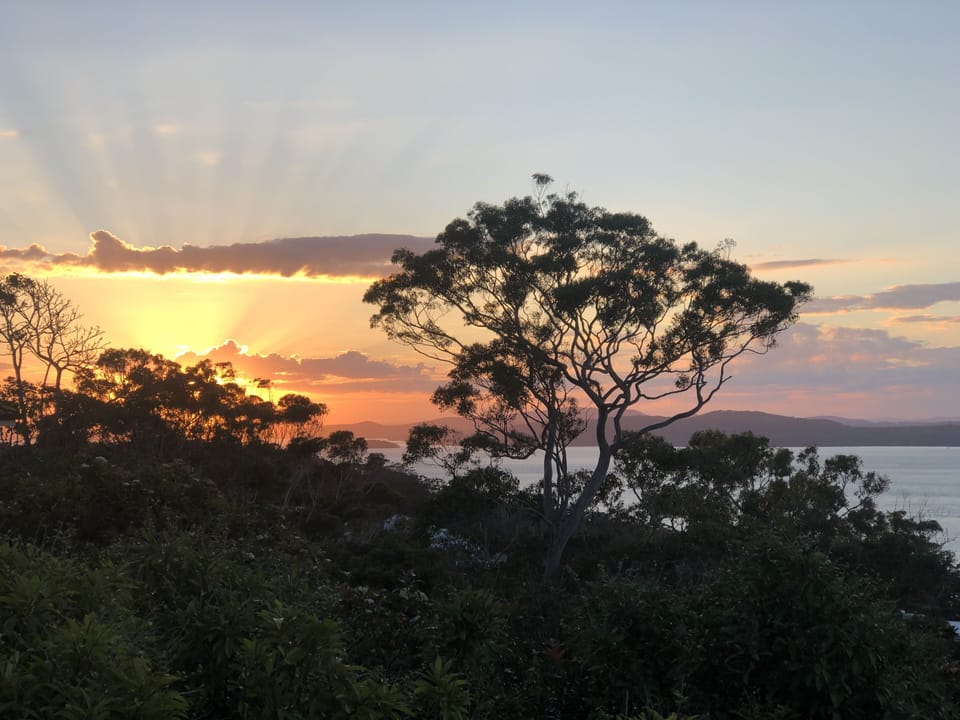 Enjoy stunning sunsets like this right from our balcony! 