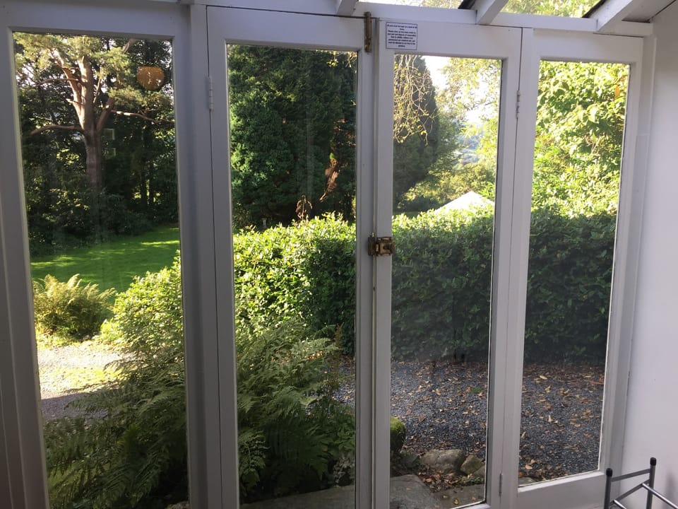 view to the garden