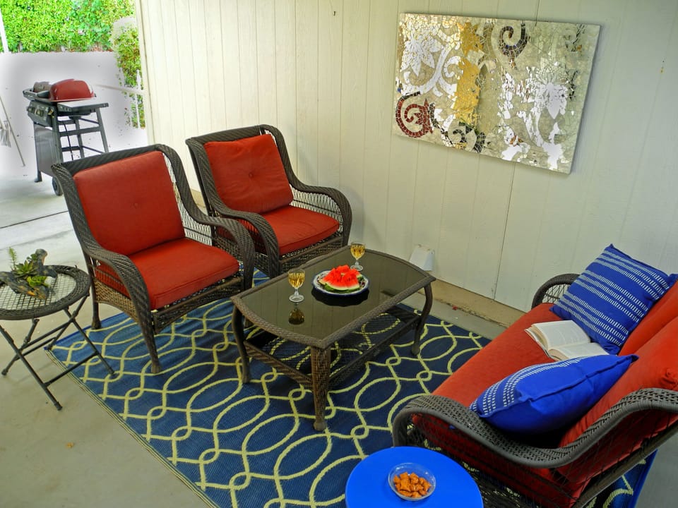 Patio and BBQ Area