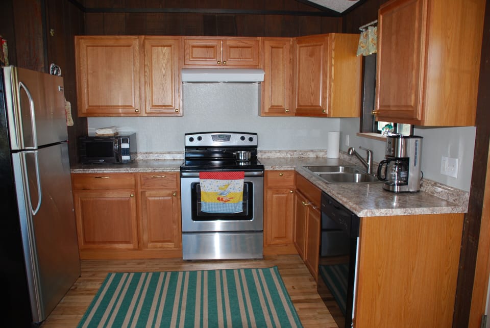 Kitchen open to living space