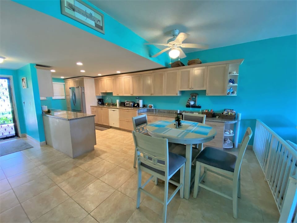 Dining and kitchen