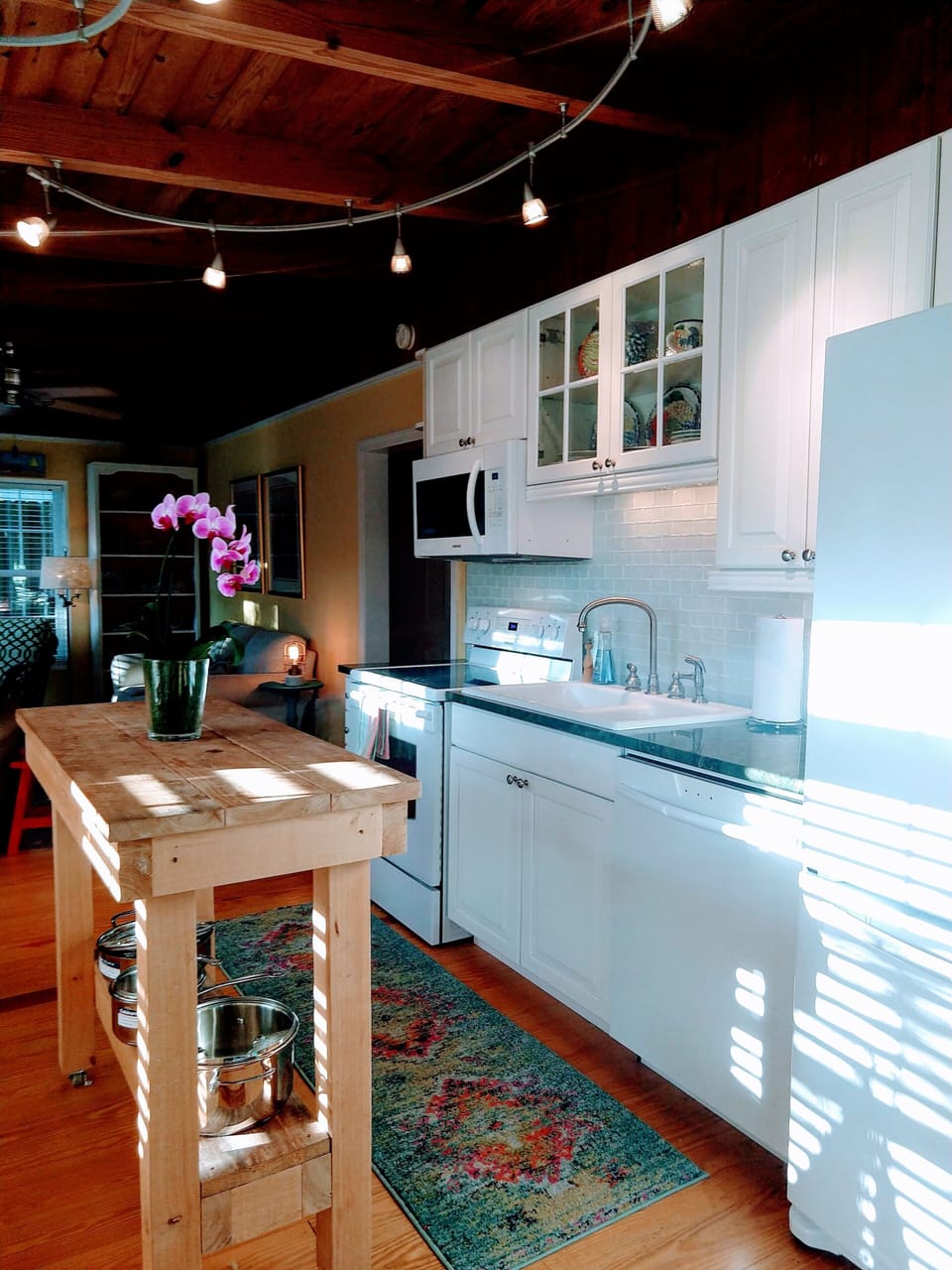 Galley style kitchen - view 2