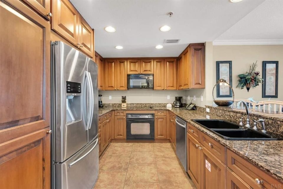 Kitchen with new appliances
