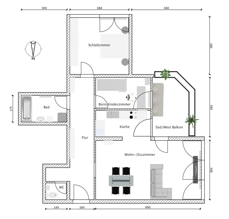Apartment layout