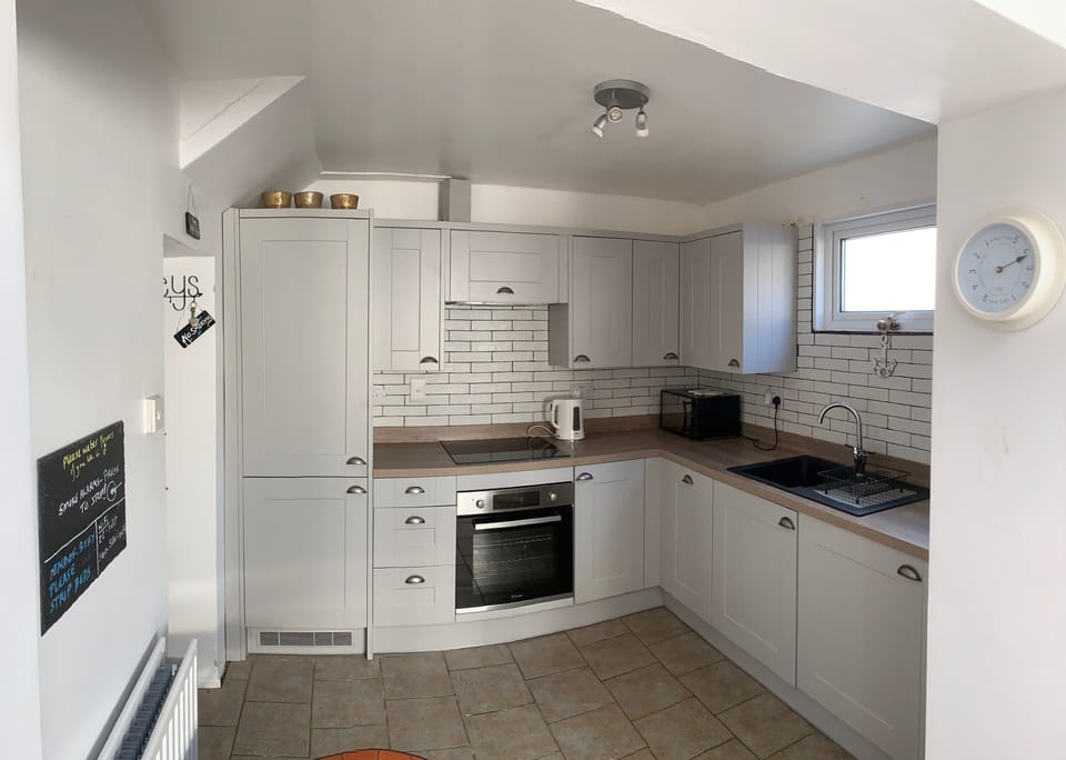 Newly fitted kitchen dishwasher WM