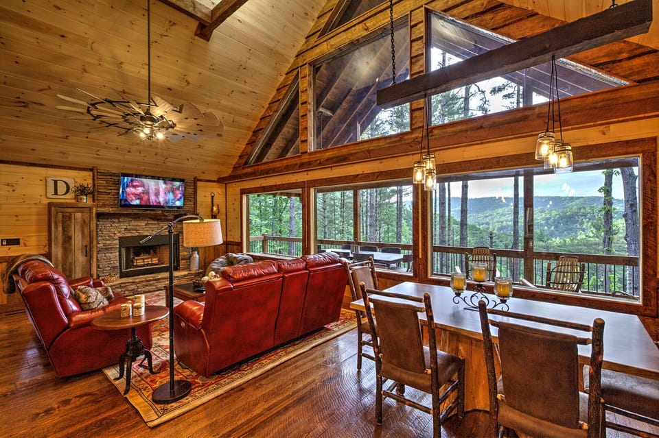 Blue Ridge Mountain Views in Luxe Living