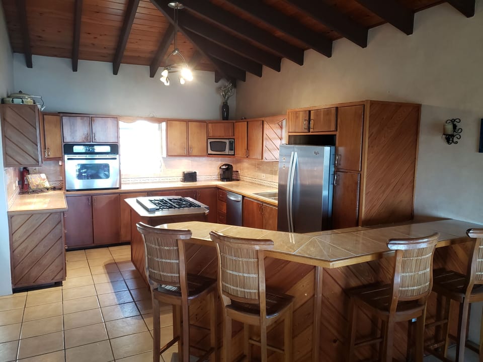 Kitchen and bar