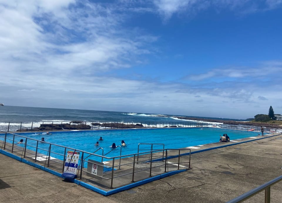 Ocean pool down the road