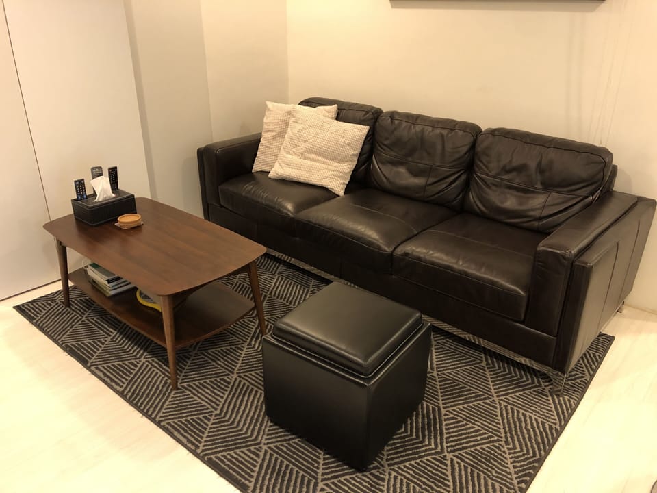 New upgrade of Crate&Barrel coffee table & ottoman