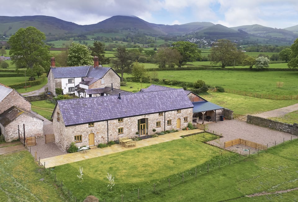 Stunning views of the hills and valleys of the Clwydian Range and Dee Valley Area of Outstanding Natural Beauty