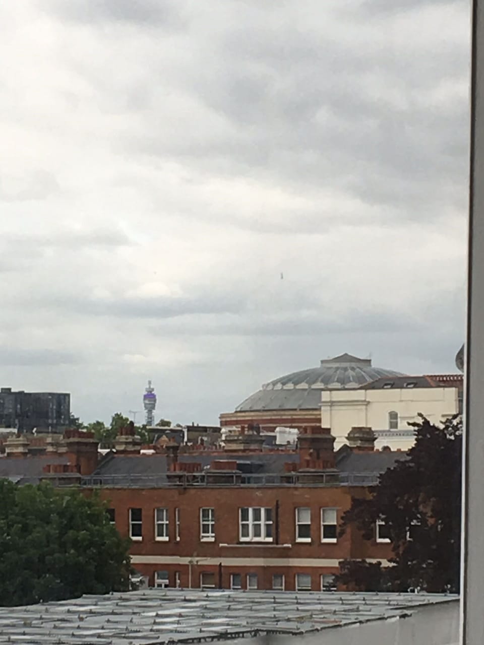 panoramic view of Albert Hall