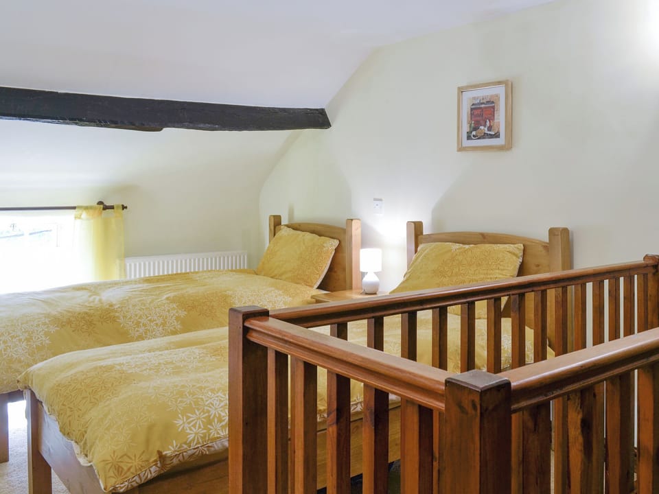 Light and airy twin bedroom | Lavender Cottage, Bewerley, near Pateley Bridge