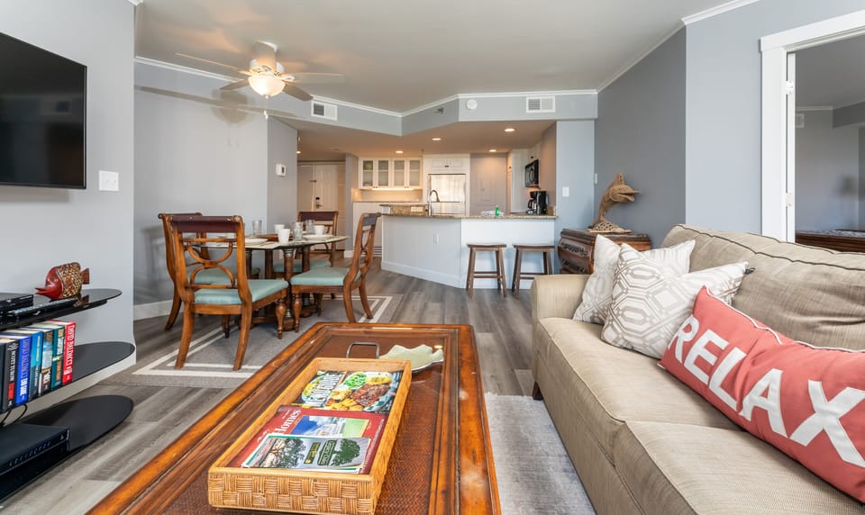 Living Room and Dining View
