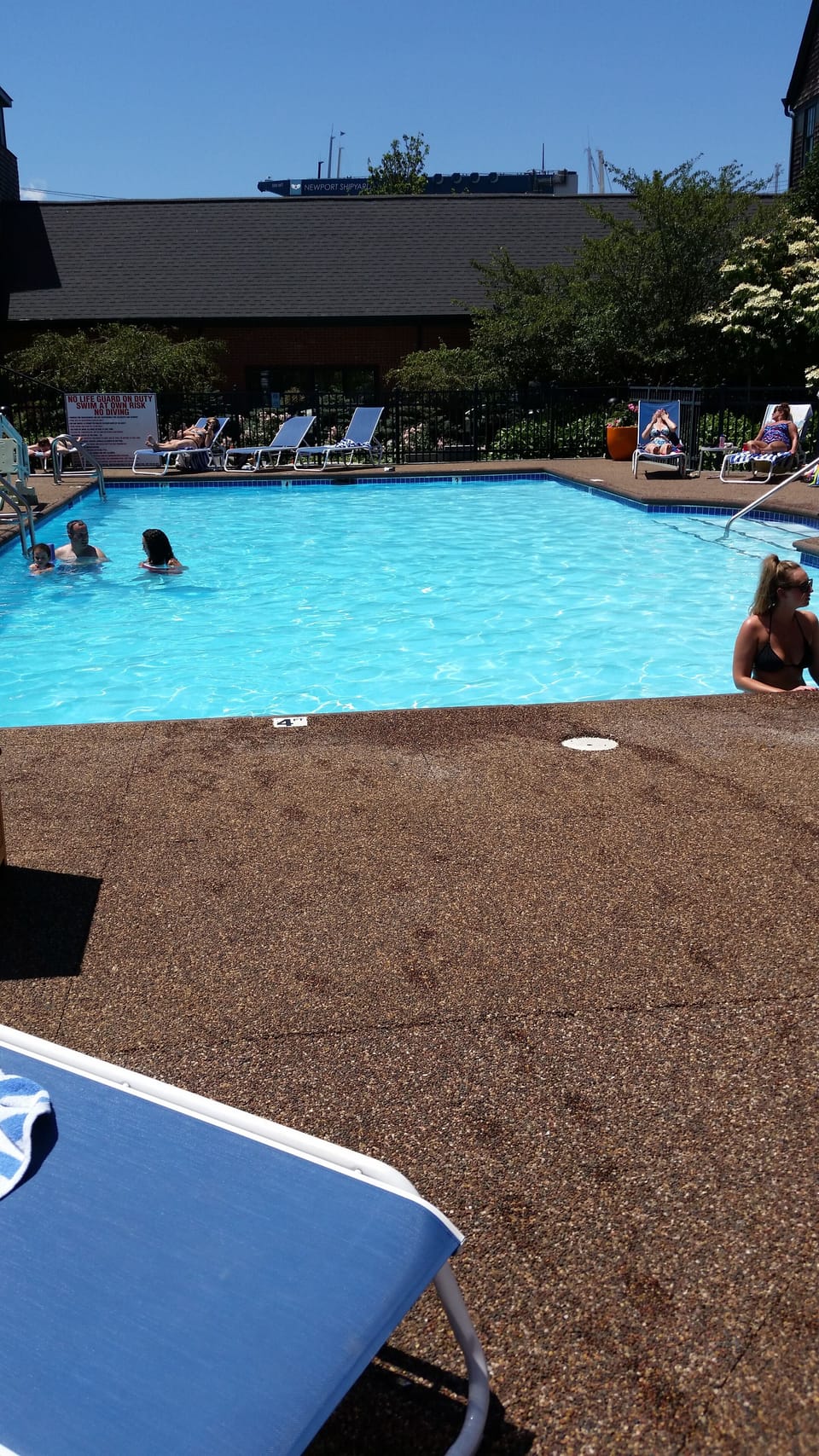 Outside pool