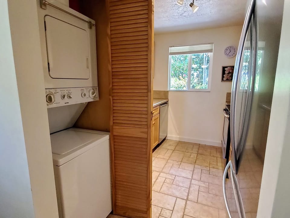 A washer and dryer for your personal use.  Save on space for packing!