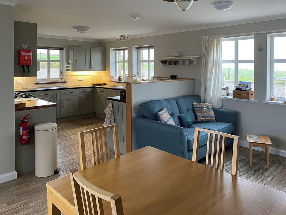 Dining area and adjacent kitchen | Egypt, South Ronaldsay, near St Margaret&rsquo;s Hope