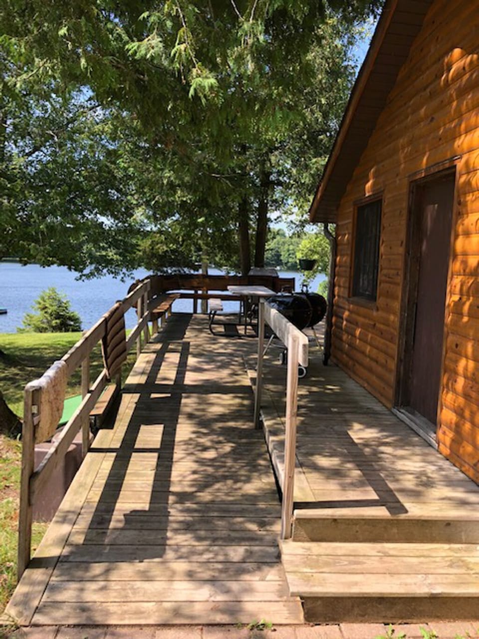 Wrap around deck