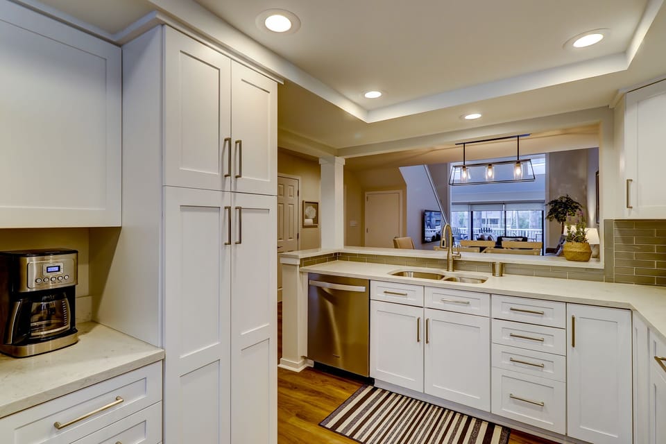 Plenty of storage in the kitchen