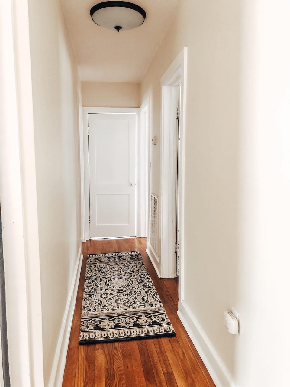 Hallway to bedrooms and bathrooms 