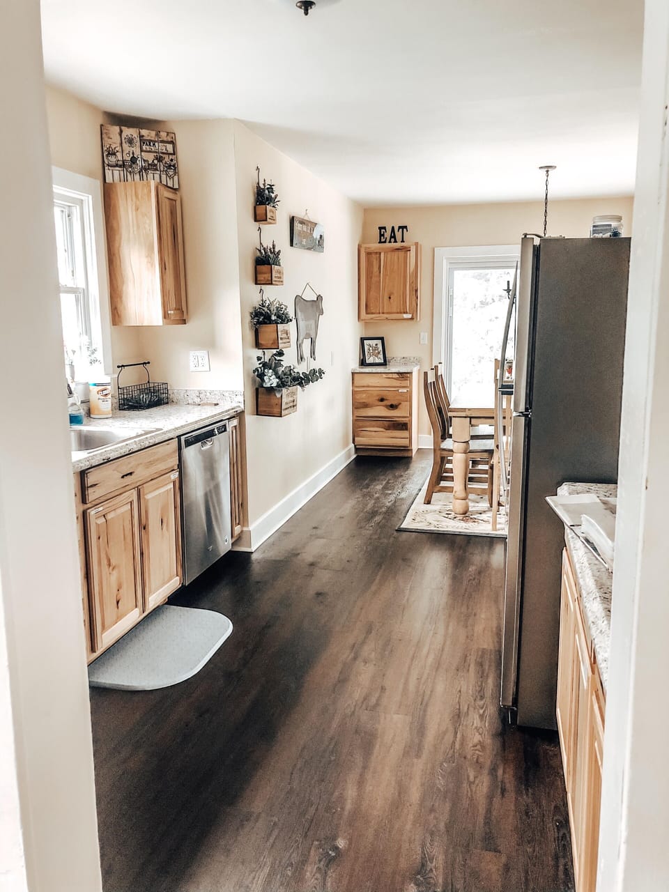 Newly remodeled kitchen