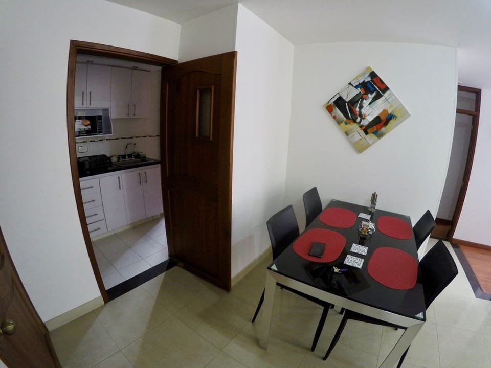 Dining room and kitchen entrance